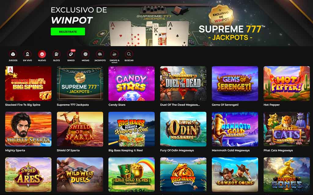 Winpot Tragamonedas y Casino